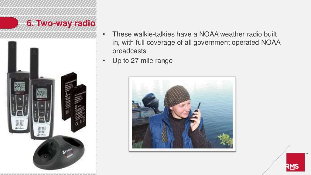 RMS Top 10 Emergency Supplies for Hurricane Season