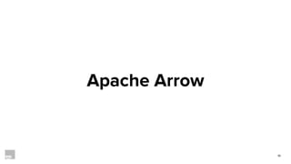 10
Apache Arrow
 