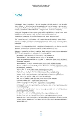 EED - UNCTAD Review of maritime transport 2024 | PDF