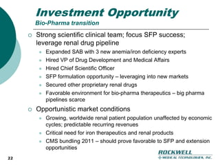 SFP vs IV IronHemodialysis Dependent Chronic kidney Disease (HDD-CKD)12* high molecular weight sugar molecules have been linked to      anaphylactic reactions; not present in SFP