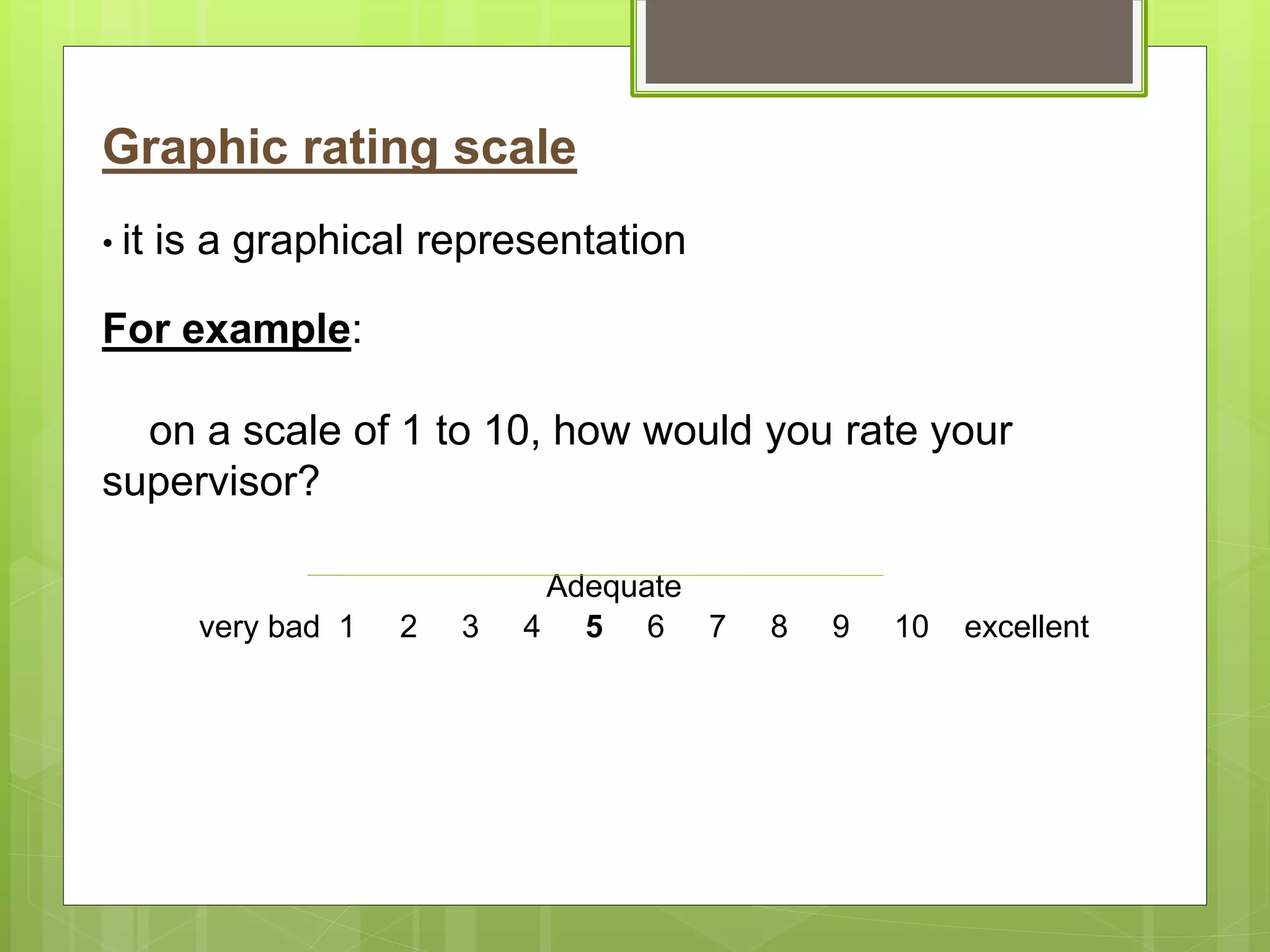 Research Methodology - types of scale | PPTX