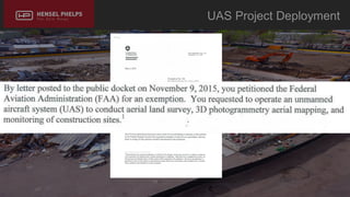 Copyright 2017 Hensel Phelps and/or its affiliates. All rights reserved. Confidential and Proprietary.
UAS Project Deployment
 