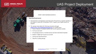 Copyright 2017 Hensel Phelps and/or its affiliates. All rights reserved. Confidential and Proprietary.
UAS Project Deployment
 