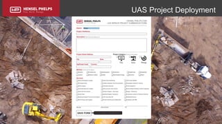 Copyright 2017 Hensel Phelps and/or its affiliates. All rights reserved. Confidential and Proprietary.
UAS Project Deployment
 