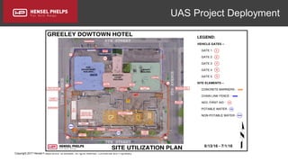 Copyright 2017 Hensel Phelps and/or its affiliates. All rights reserved. Confidential and Proprietary.
UAS Project Deployment
 