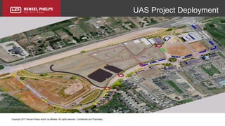 Copyright 2017 Hensel Phelps and/or its affiliates. All rights reserved. Confidential and Proprietary.
UAS Project Deployment
 