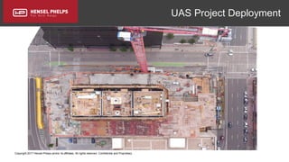 Copyright 2017 Hensel Phelps and/or its affiliates. All rights reserved. Confidential and Proprietary.
UAS Project Deployment
 