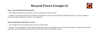 Research Methodology Brief overview of the methods | PPTX