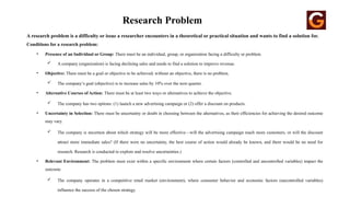 Research Methodology Brief overview of the methods | PPTX