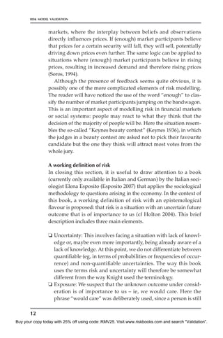 Risk Model Validation teaser | PDF