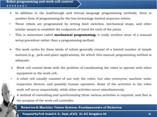 Fundamentals of Robotics and Machine Vision System | PDF