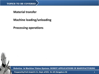 Robot applications | PDF
