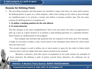 RMV robot programming | PDF