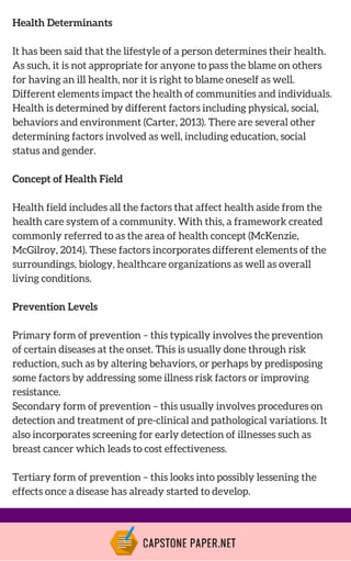 RN Capstone Project Example | PDF