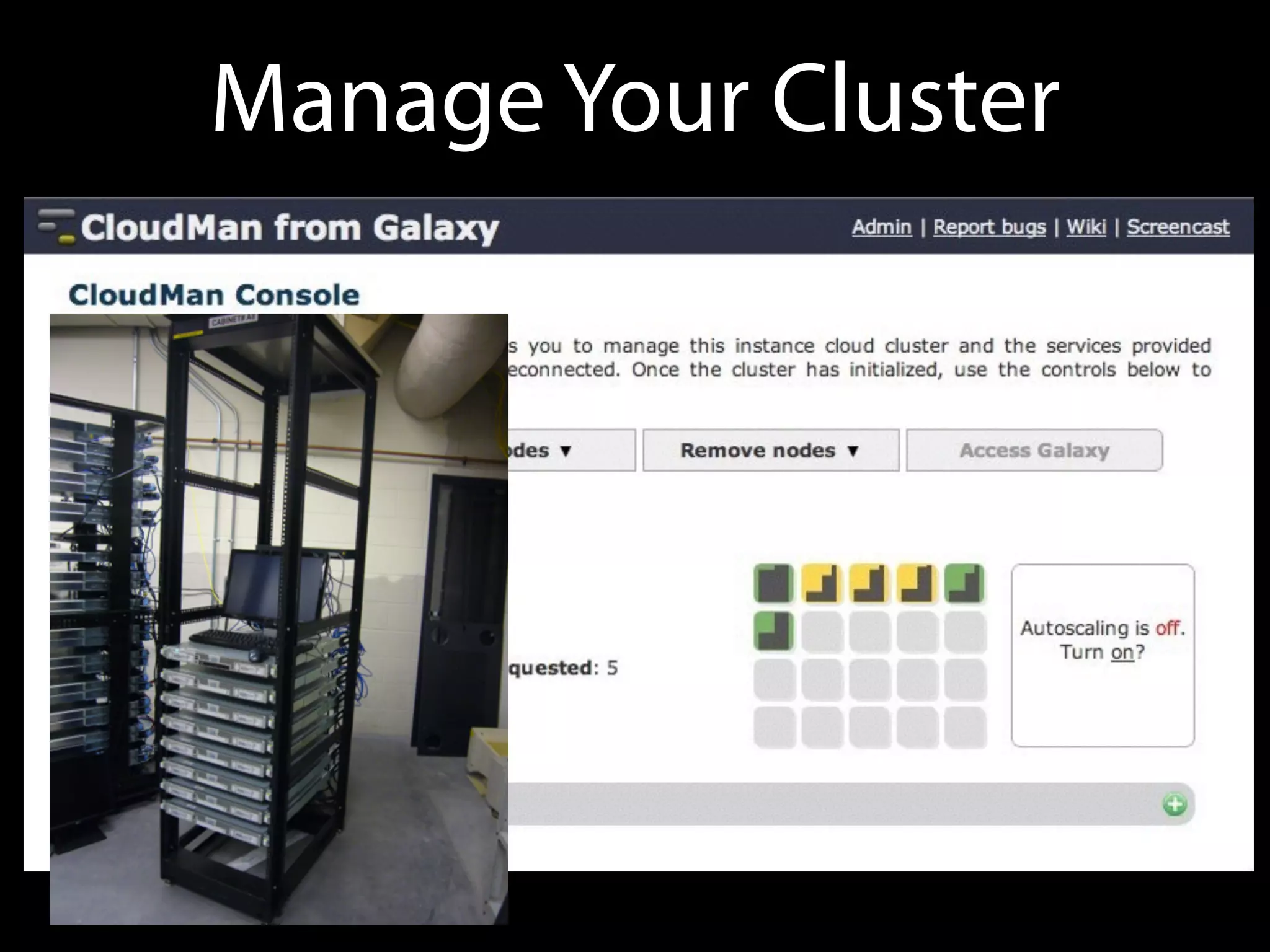 Manage Your Cloud Cluster
 