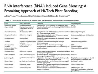 Gene silencing and editing in plant PPT | PPTX