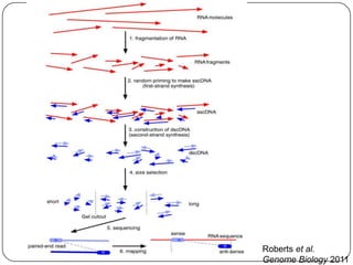 Roberts et al.
Genome Biology 2011
 