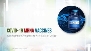 COVID-19 mRNA Vaccines
Turning Point Giving Rise to New Class of Drugs
7 July 2021. © Xeraya Capital.