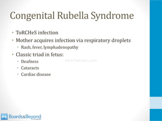 Torch Infection Rashes RNA Viruses atf 2.pdf classification and conplication | PDF