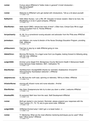 RNchat Transcript November 11, 2009