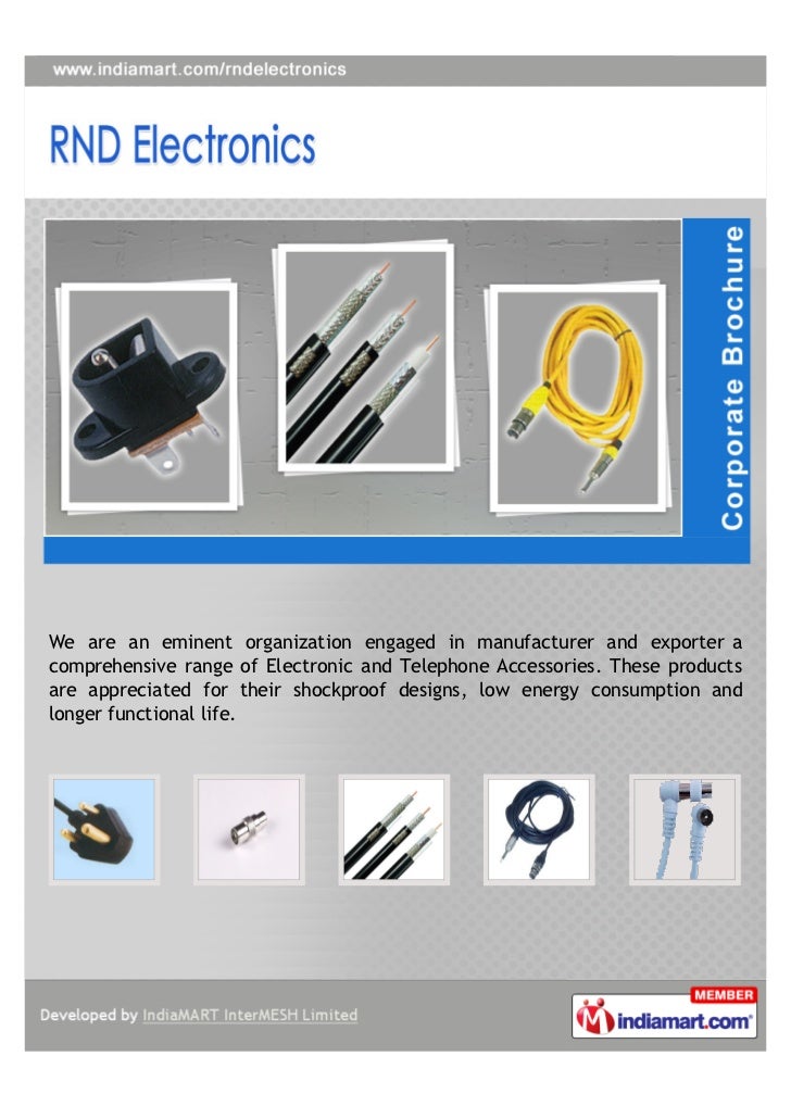 RND Electronics Mumbai, Electronic Accessories