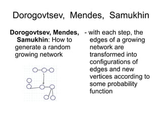 Klemm, Eguíluz  (2002)  Growing scale-free networks with small-world behavior 