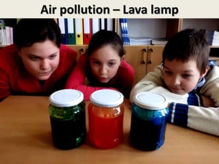 Air pollution – Lava lamp
 