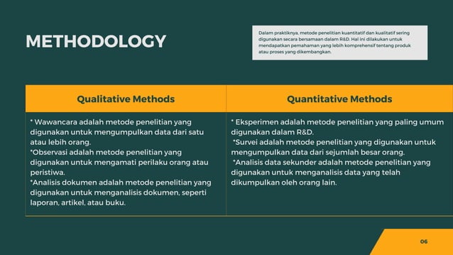Rnd Metode Pengembangan dalam Penelitian | PPT
