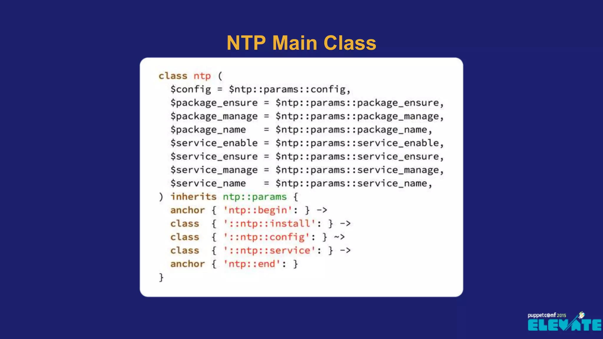 NTP Main Class
 