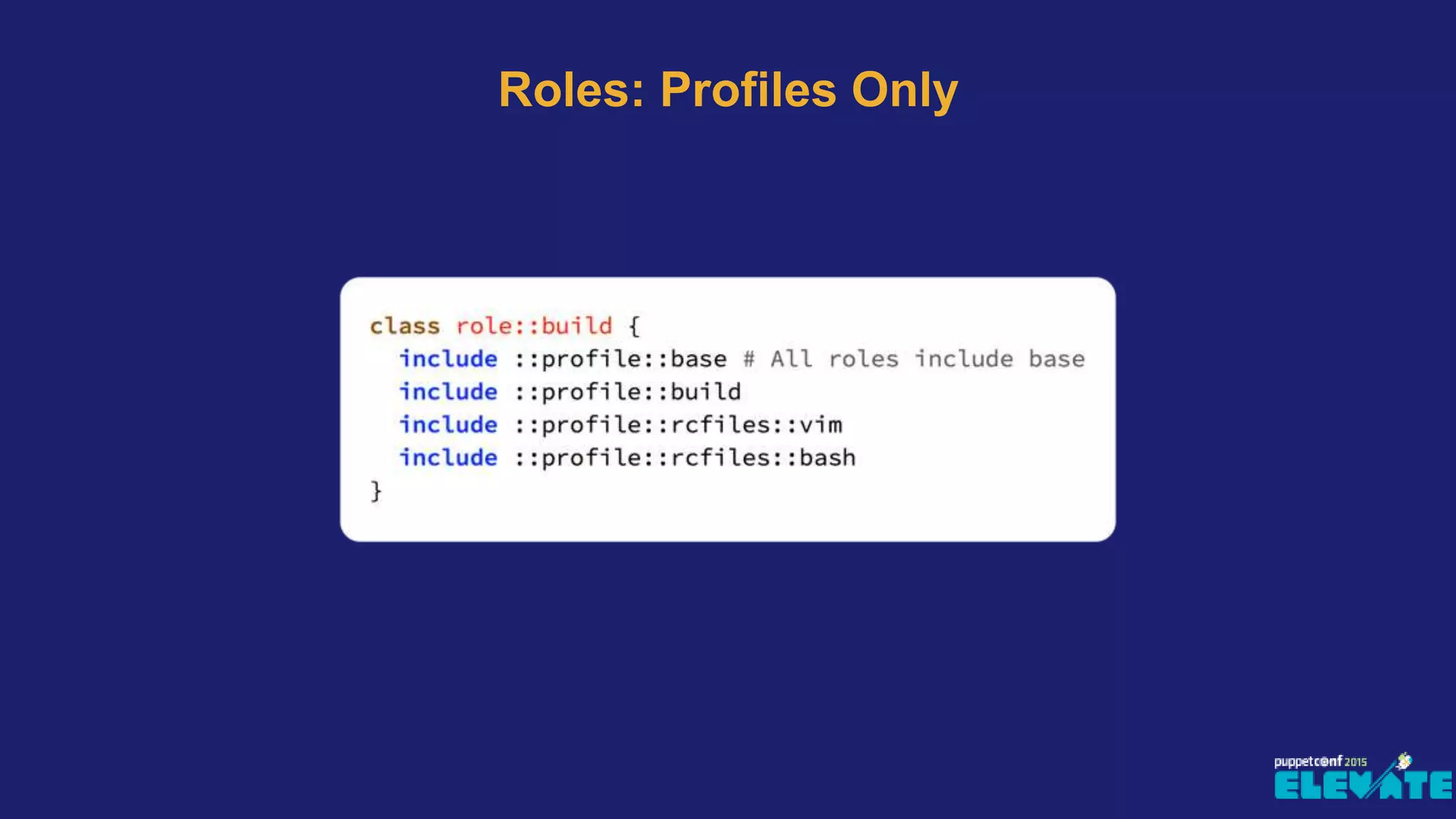 Roles: Profiles Only
 