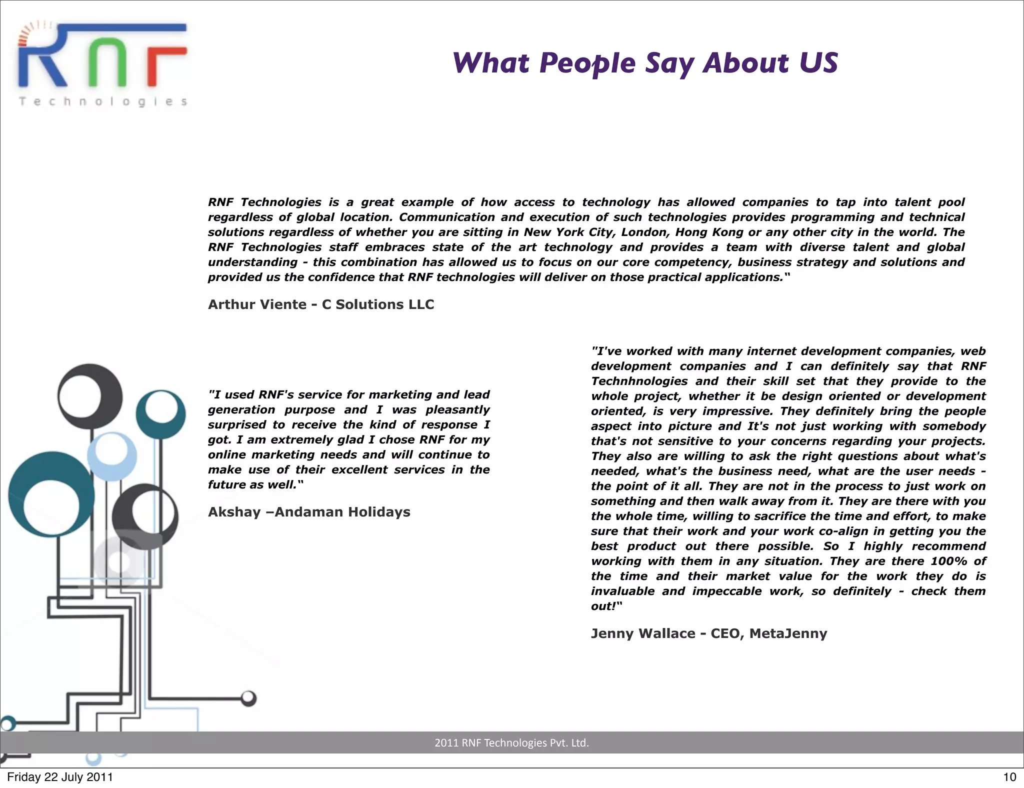 RnF Technologies | PDF