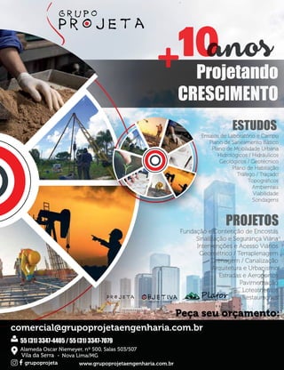 comercial@grupoprojetaengenharia.com.br
Peça seu orçamento:
comercial@grupoprojetaengenharia.com.br
Peça seu orçamento:
 