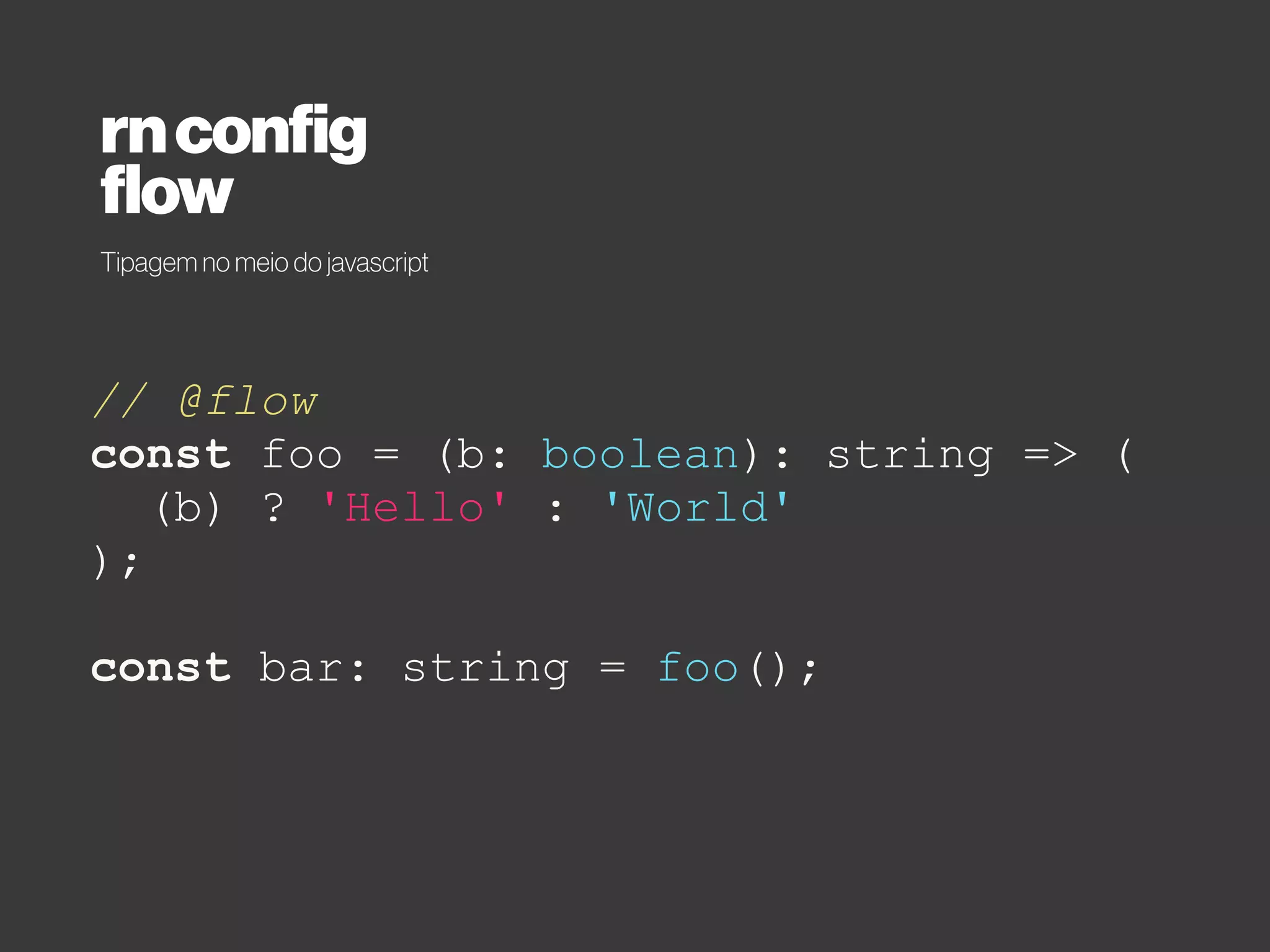 rnconfig
rnrouterflux/mobxrouter
• React Native router flux:
https://github.com/aksonov/react-native-router-flux
• React Native mobx:
https://github.com/aksonov/react-native-mobx
 
