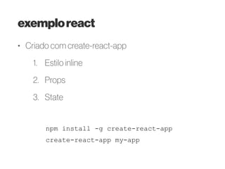 xamarin
• C# com Mono .NET framework e IDE própria
• Compilado para interagir com o Java e Obj-C
• Reaproveitamento de código
 