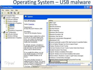 Operating System – USB malwarePresentation By : Tripad Mishra (me@Tripad.im)