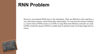 Recurrent Neural Network | PPTX