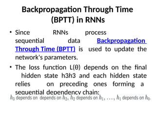 Comprehensive Guide to Recurrent Neural Networks and Their Variants | PPTX