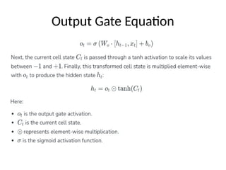 Comprehensive Guide to Recurrent Neural Networks and Their Variants | PPTX