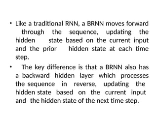 Comprehensive Guide to Recurrent Neural Networks and Their Variants | PPTX
