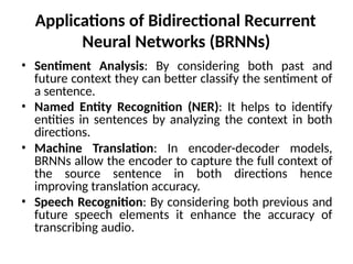 Comprehensive Guide to Recurrent Neural Networks and Their Variants | PPTX