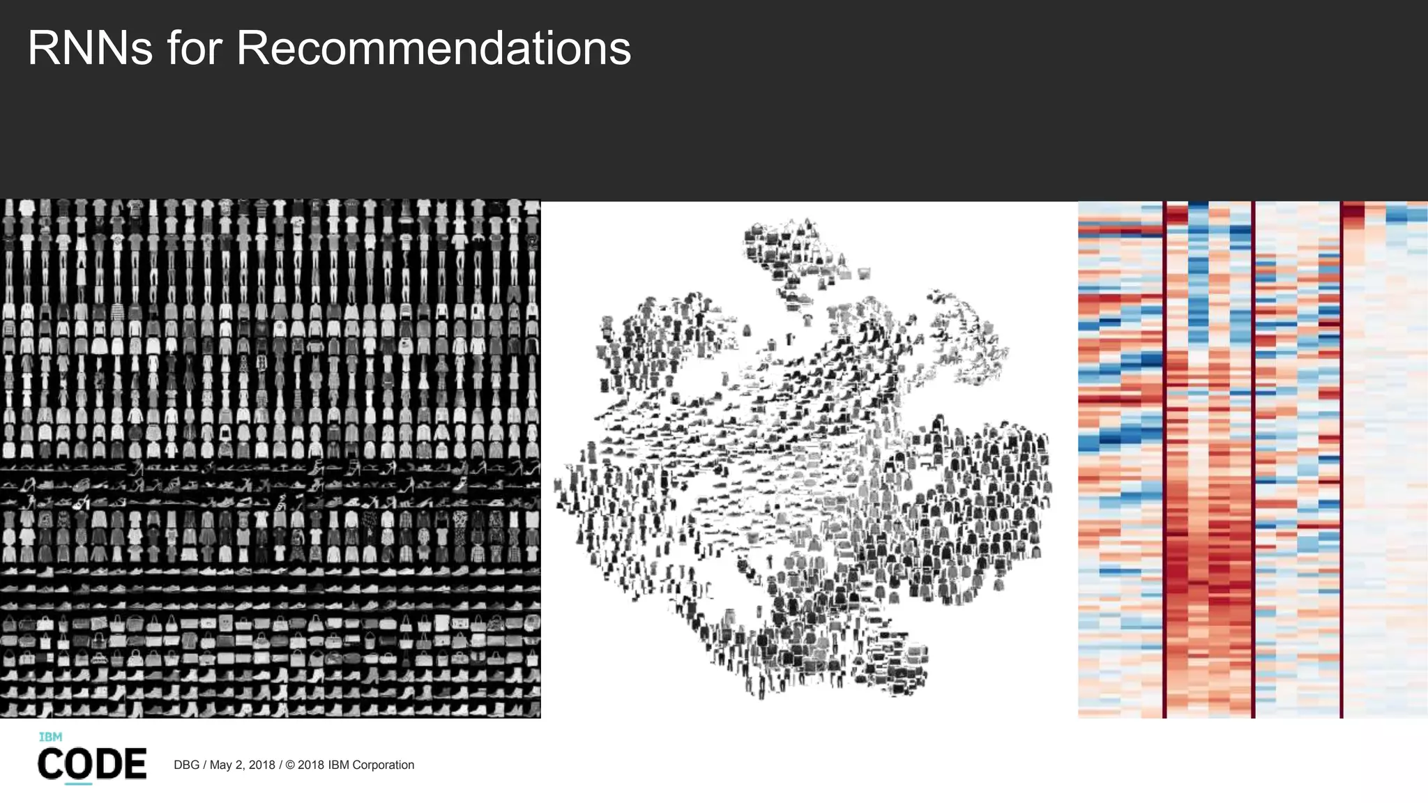 RNNs for Recommendations
DBG / May 2, 2018 / © 2018 IBM Corporation
 