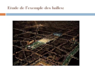 Etude de l’exemple des halles:

 