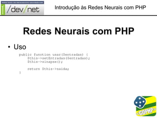 Introdução às Redes Neurais com PHP
