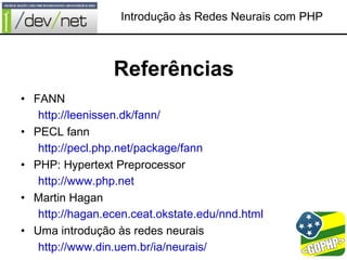 Introdução às Redes Neurais com PHP