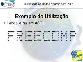 Redes Neurais com PHP