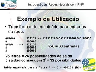 Redes Neurais com PHP