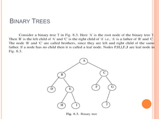 BINARY TREES
 