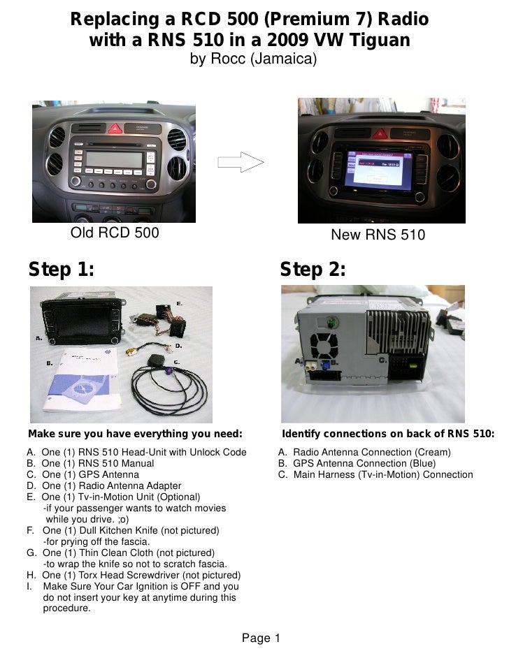 Wiring Diagram For Rcd 510 - Wiring Diagram Schemas