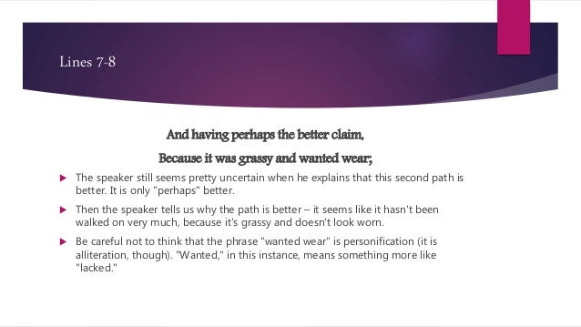 road not taken analysis road not taken analysis