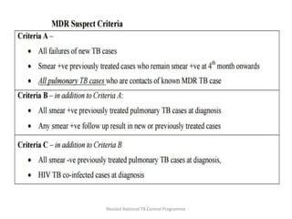 Revised National TB Control Programme
 